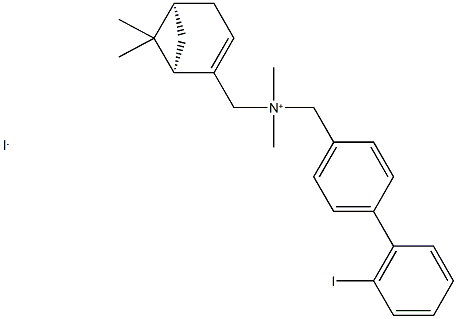 1414376-85-4 N-[[(1R,5S)-6,6-二甲基双环[3.1.1]庚-2-烯-2-基]甲基]-2′-碘-N,N-二甲基[1,1′-联苯]-4-甲基碘化铵