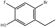 4-BROMO-5-ETHYL-2-FLUOROPHENOL Structure