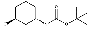 (1S,3S)-3-(BOC-氨基)环己醇 结构式