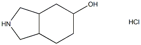 1H-Isoindol-5-ol, octahydro-, hydrochloride (1:1) Structure
