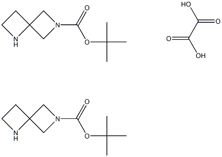 6-BOC-1,6-二氮杂螺[3.3]庚烷半草酸盐,1431868-60-8,结构式