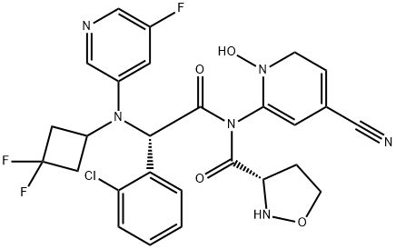 イボシデニブ 化学構造式