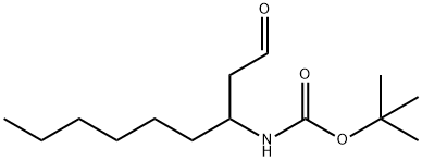 tert-butyl N-(1-oxononan-3-yl)carbamate Structure