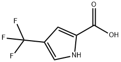1H-Pyrrole-2-carboxylic acid, 4-(trifluoromethyl)- Structure