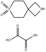 7-Thia-2-aza-spiro[3.5]nonane 7,7-dioxide heMioxalate Struktur