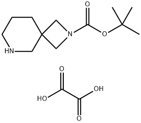 tert-Butyl 2,6-diazaspiro[3.5]nonane-2-carboxylate oxalate(2:1) Structure