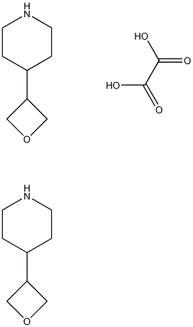 4-(Oxetan-3-yl)piperidine hemioxalate Structure
