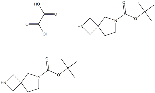 tert-butyl 2,6-diazaspiro[3.4]octane-6-carboxylate hemioxalate 化学構造式