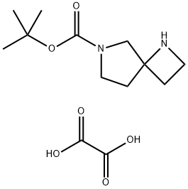 6-BOC-1,6-二氮杂螺[3.4]辛烷草酸盐, 1523618-28-1, 结构式