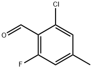2-chloro-6-fluoro-4-methylbenzaldehyde,1534389-88-2,结构式