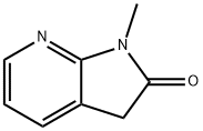 2H-Pyrrolo[2,3-b]pyridin-2-one,1,3-dihydro-1-methyl-(9CI) Struktur