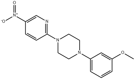 1-(3-methoxyphenyl)-4-(5-nitropyridin-2-yl)piperazine|