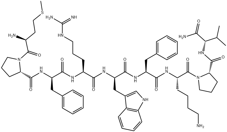 九肽-1, 158563-45-2, 结构式