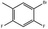 1-ブロモ-2,4-ジフルオロ-5-メチルベンゼン 化学構造式