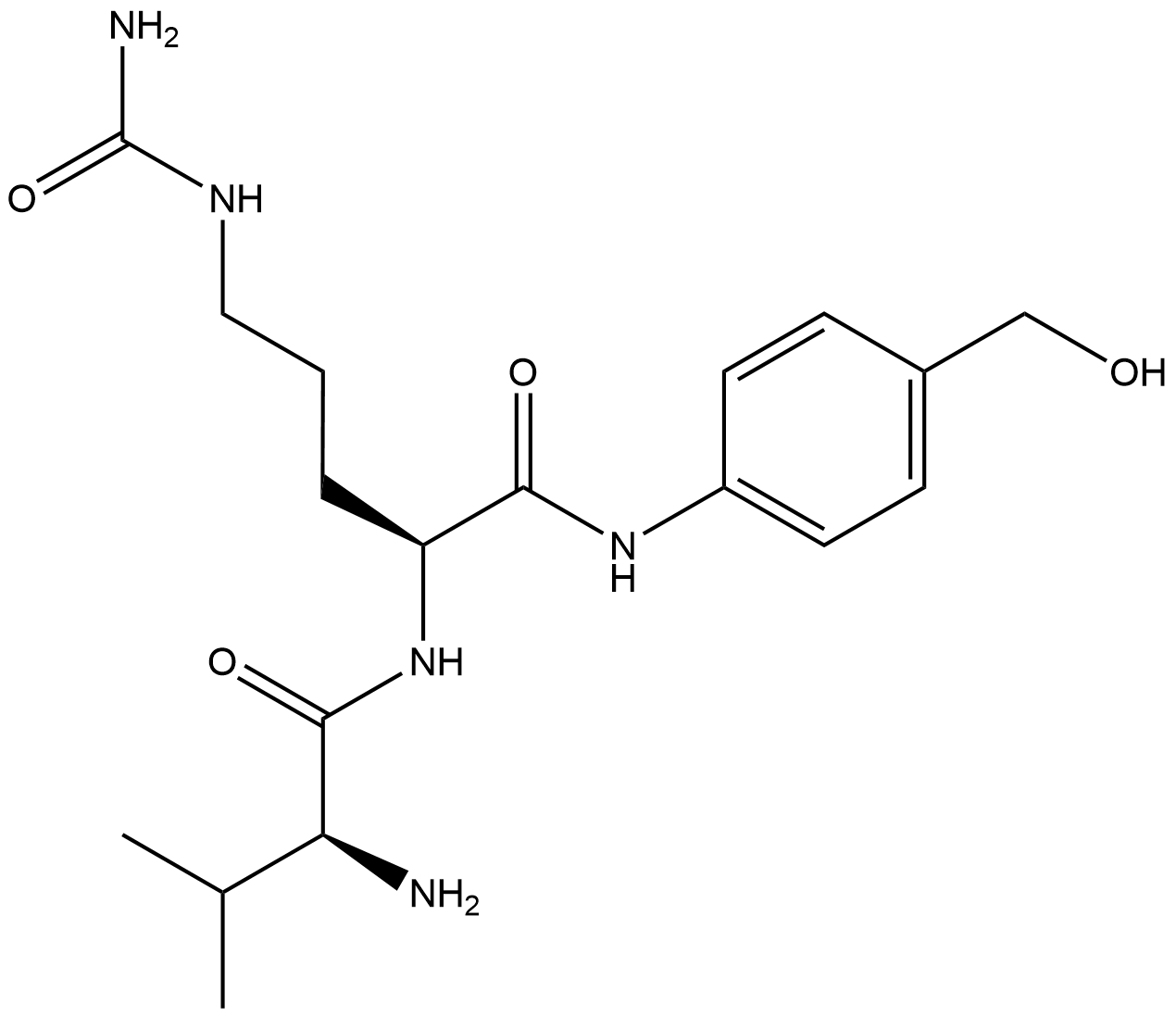 VAL-CIT-PAB 结构式