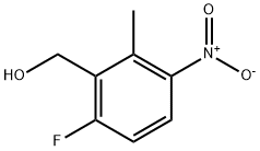 (6-氟-2-甲基-3-硝基苯基)甲醇, 1613329-94-4, 结构式