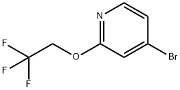 4-BROMO-2-(2,2,2-TRIFLUOROETHOXY)PYRIDINE, 161952-62-1, 结构式