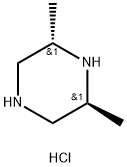 (2R,6R)-2,6-二甲基哌嗪二盐酸盐 结构式