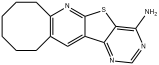 7,8,9,10,11,12-hexahydrocycloocta[5',6']pyrido[3',2':4,5]thieno[3,2-d]pyrimidin-4-amine Struktur