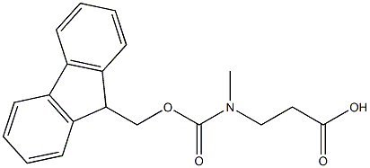 FMOC-N-メチル-Β-アラニン 化学構造式