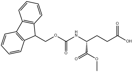 N-Fmoc-D-Glutamic acid 1-methyl ester Struktur