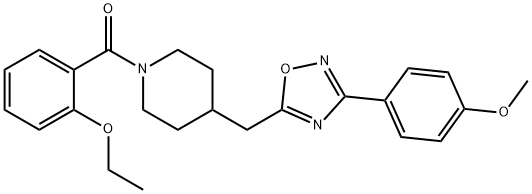 1775517-65-1 1-(2-ethoxybenzoyl)-4-{[3-(4-methoxyphenyl)-1,2,4-oxadiazol-5-yl]methyl}piperidine