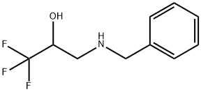 3-Benzylamino-1,1,1-trifluoro-propan-2-ol Struktur