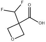 3-(difluoromethyl)oxetane-3-carboxylic acid, 1782290-73-6, 结构式