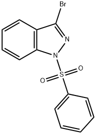 1‐(benzenesulfonyl)‐3‐bromo‐1h‐indazole|1‐(benzenesulfonyl)‐3‐bromo‐1h‐indazole