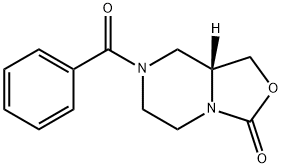 (R)-7-benzoyltetrahydro-1H-oxazolo[3,4-a]pyrazin-3(5H)-one Structure