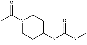 1-(1-acetylpiperidin-4-yl)-3-methylurea Structure