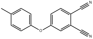 4-(对甲苯氧基)邻苯二甲腈, 182417-07-8, 结构式