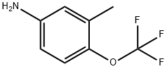 3-甲基-4-三氟甲氧基苯胺 结构式