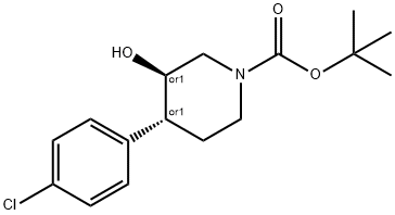 Trans (+/-) Tert-Butyl 4-(4-Chlorophenyl)-3-Hydroxypiperidine-1-Carboxylate