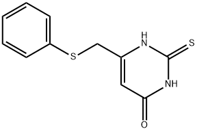 6-[(phenylsulfanyl)methyl]-2-sulfanylpyrimidin-4-ol