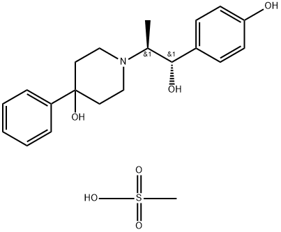 Traxoprodil mesylate, CP-101606-27 Struktur