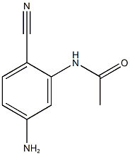 N-(5-amino-2-cyanophenyl)acetamide Struktur