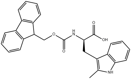 Fmoc-D-2-Me-Trp Structure