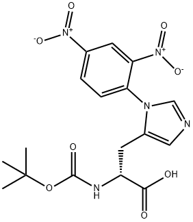 Boc-D-His(Dnp)-OH isopropanol solvate Structure