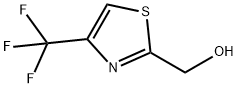 (4-(トリフルオロメチル)チアゾール-2-イル)メタノール 化学構造式