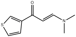 (2E)-3-(dimethylamino)-1-(thiophen-3-yl)prop-2-en-1-one Struktur