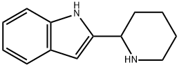 2-(哌啶-2-基)-1H-吲哚, 20862-83-3, 结构式