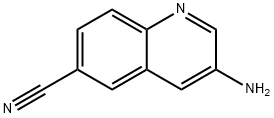 3-aminoquinoline-6-carbonitrile Struktur