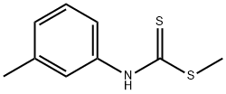 methyl (3-methylphenyl)dithiocarbamate Struktur