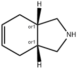顺式-2,3,3A,4,7,7A-六氢-1H-异吲哚 结构式