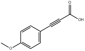 3-(4-甲氧基苯基)丙炔酸 结构式