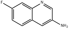 3-Quinolinamine,7-fluoro-(9CI) Struktur
