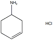 3-环己烯-1-胺, 盐酸盐 (1:1) 结构式