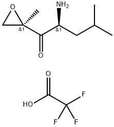 1-Pentanone, 2-aMino-4-Methyl-1-[(2R)-2-Methyloxiranyl]-, (2S)-, trifluoroacetate (9CI) Struktur
