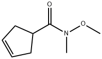 N-甲氧基-N-甲基-3-环戊烯甲酰胺, 248275-70-9, 结构式